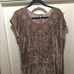 Velvet silk blend Soft Surroundings tunic